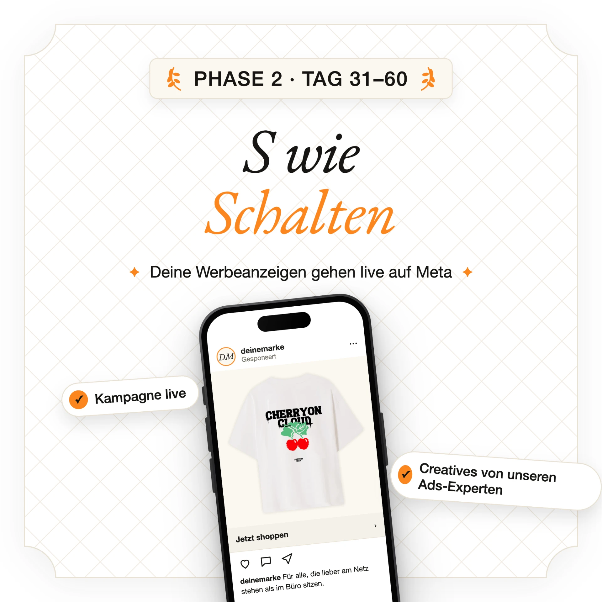 ESA-Modell Phase 2 – Schalten: Deine Werbeanzeigen gehen live auf Meta