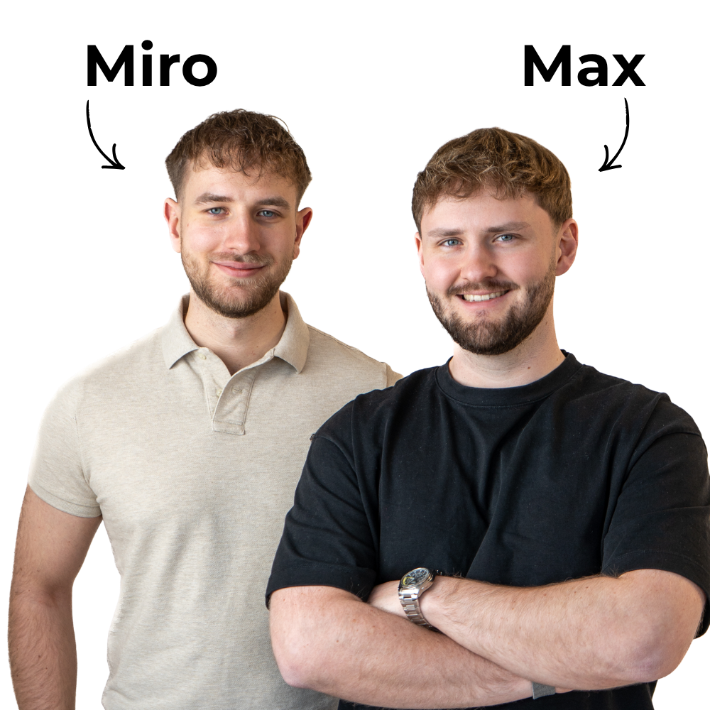 Miro Flemke und Max Pätkau