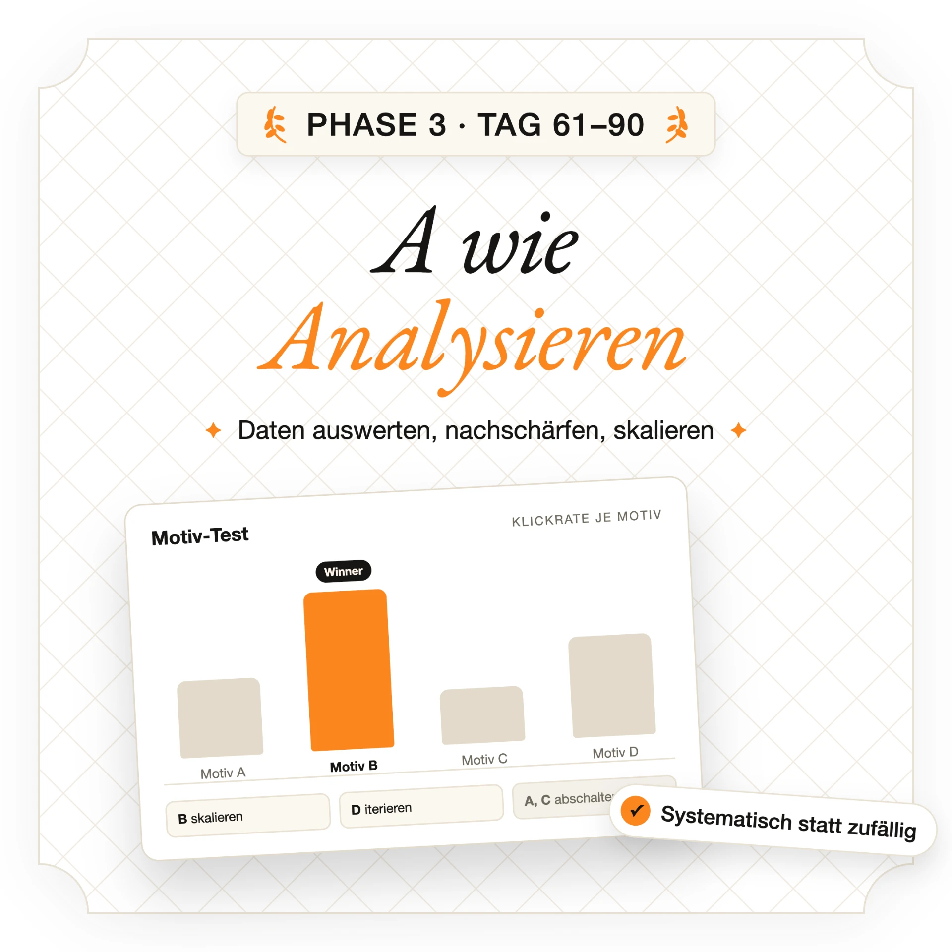 ESA-Modell Phase 3 – Analysieren: Daten auswerten, nachschärfen und skalieren
